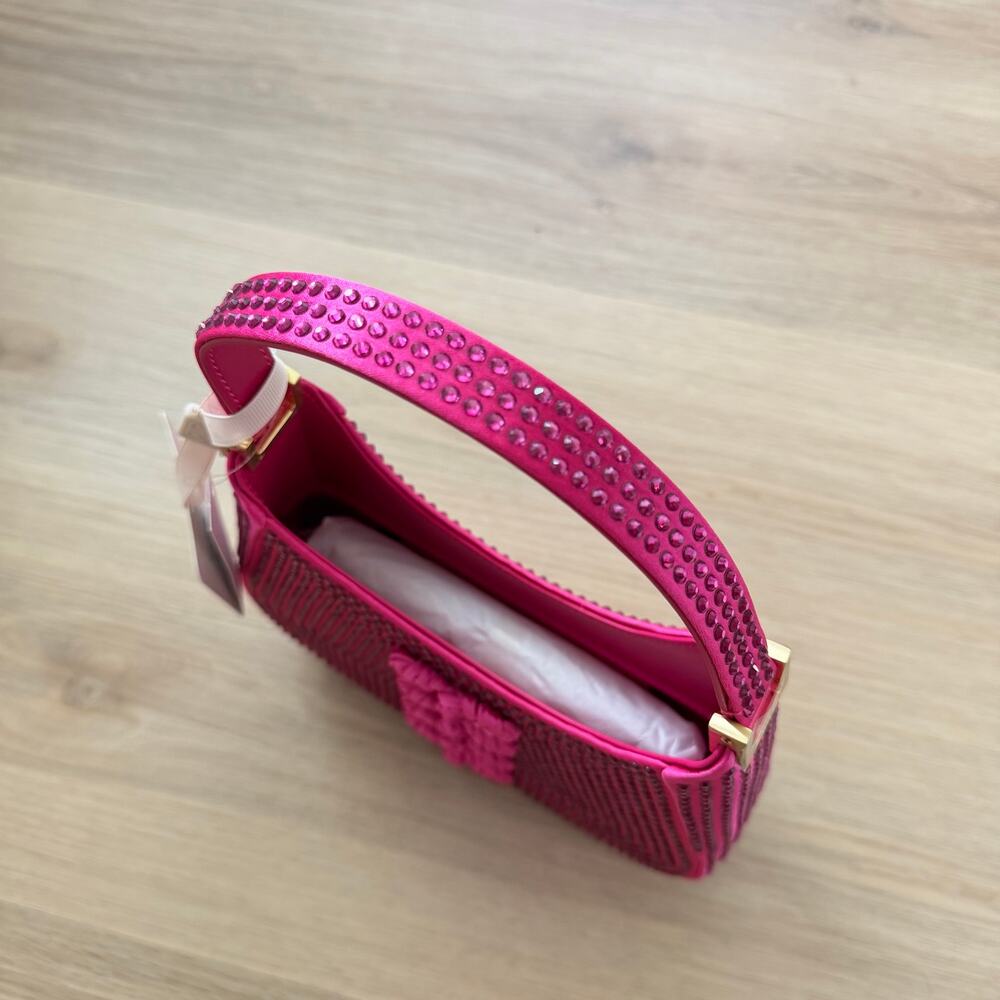 NWT SAU LEE MINI SAU CRYSTAL MINI BAG IN FUCHSIA - Picture 4 of 8